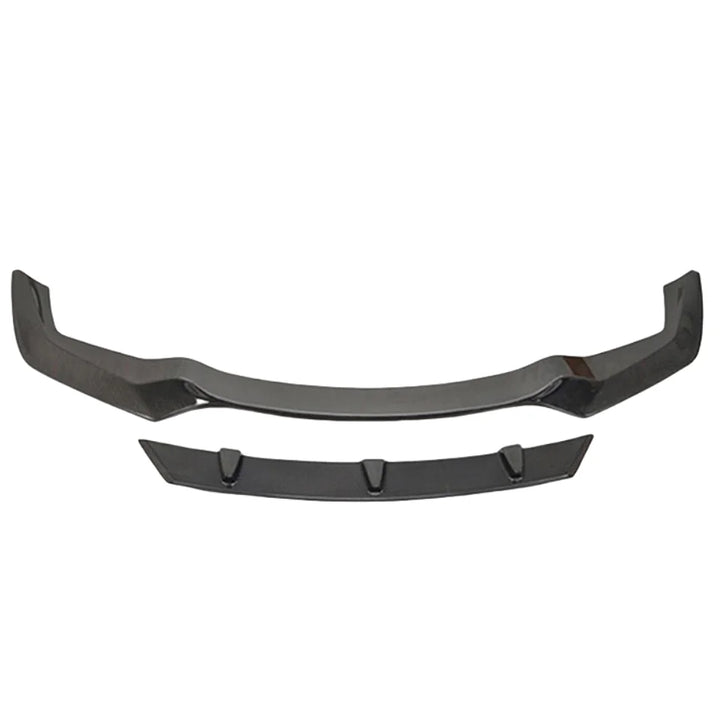 Carbon fibre front splitter V3 for BMW M2 OG showing weave