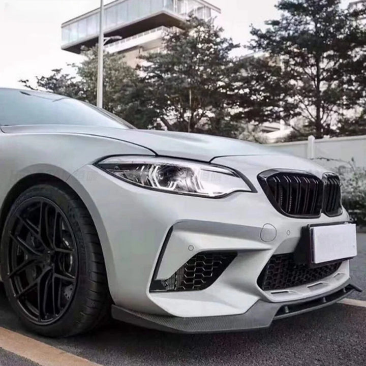 BMW M2 N55 splitter V3 installed