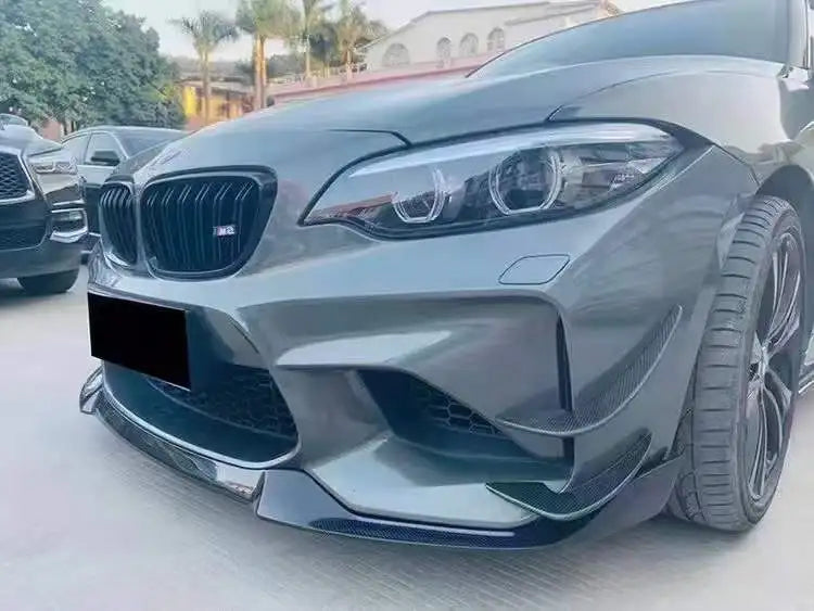 BMW M2 Competition F87 splitter installed