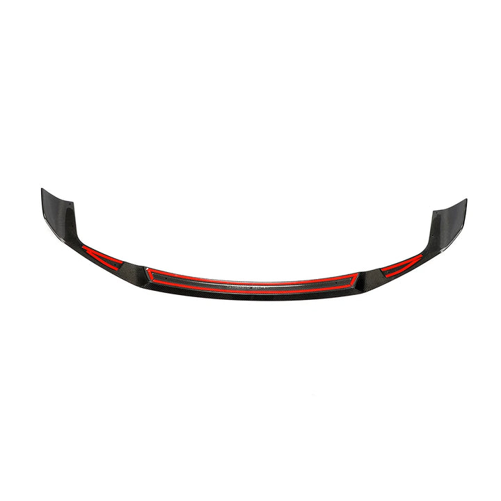 BMW M2 Competition F87 genuine carbon fibre front splitter V2 top view