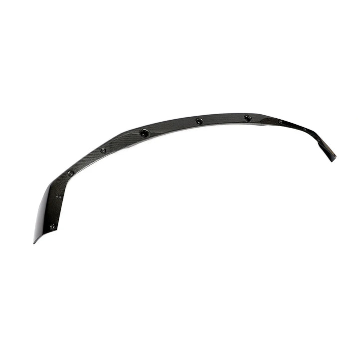 Carbon fibre front splitter V2 for BMW M2C showing weave