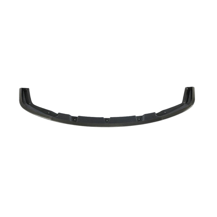 Carbon fibre front splitter V4 for BMW M2C showing weave