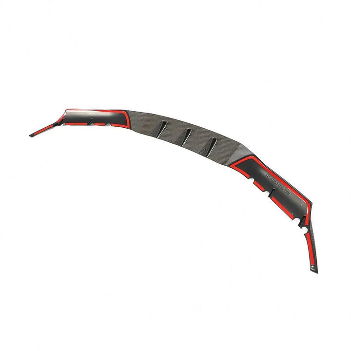 Carbon fibre front splitter V1 for BMW M5 F90 showing weave