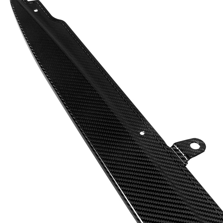 BMW G31 Estate dry carbon fibre detail close up showing drilling points