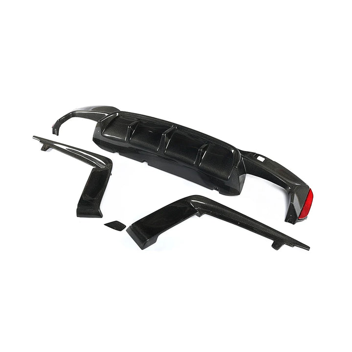 BMW M5 F90 Pre-LCI genuine carbon fibre rear diffuser V1