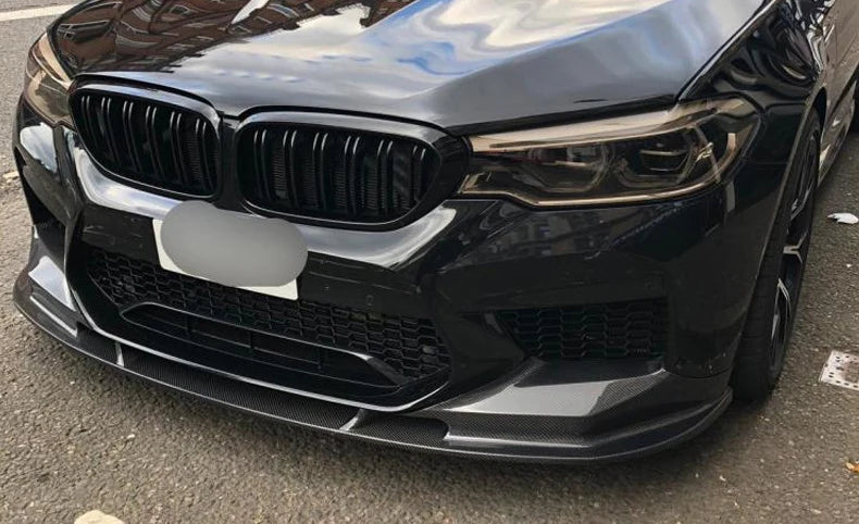 BMW M5 Competition Pre-LCI splitter V2 installed