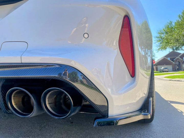 BMW M8 F93 Gran Coupé diffuser installed