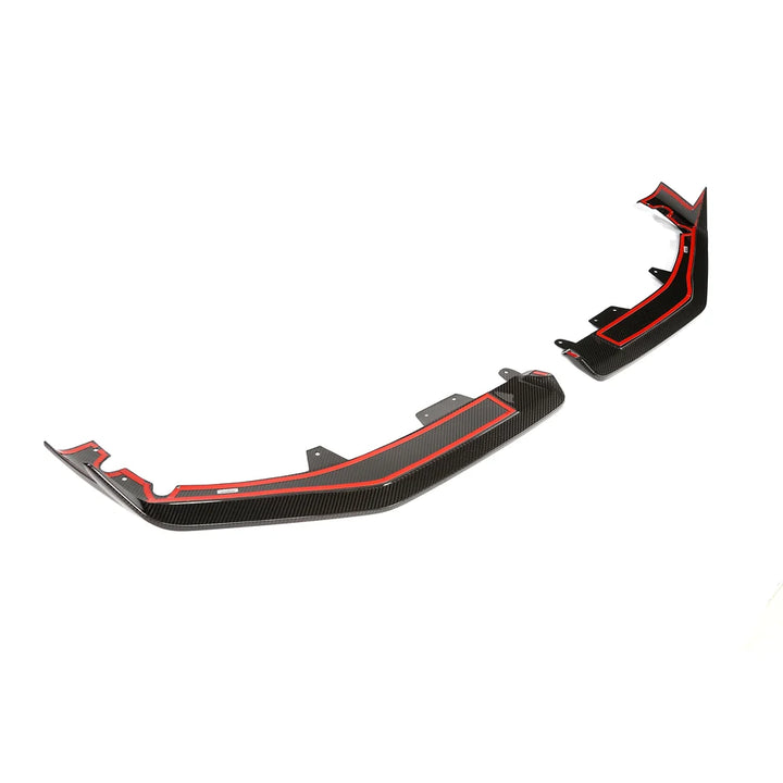 BMW X5M F95 LCI dry carbon fibre front splitter
