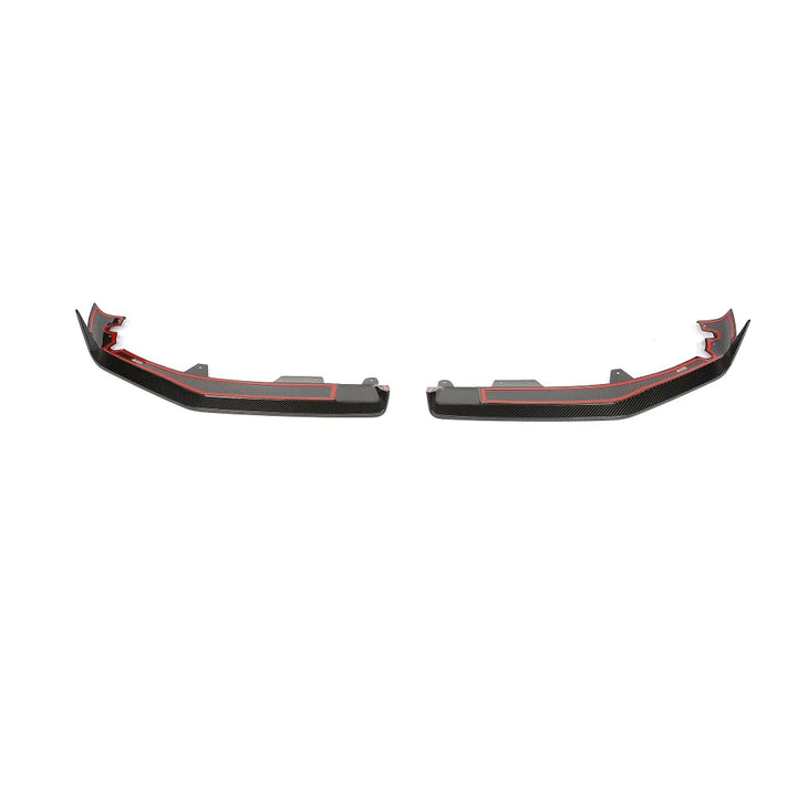 BMW X5M F95 LCI front bumper carbon fibre detail
