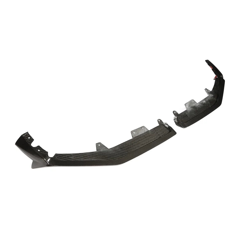 Genuine dry carbon fibre front splitter for BMW X5M F95 LCI rear side