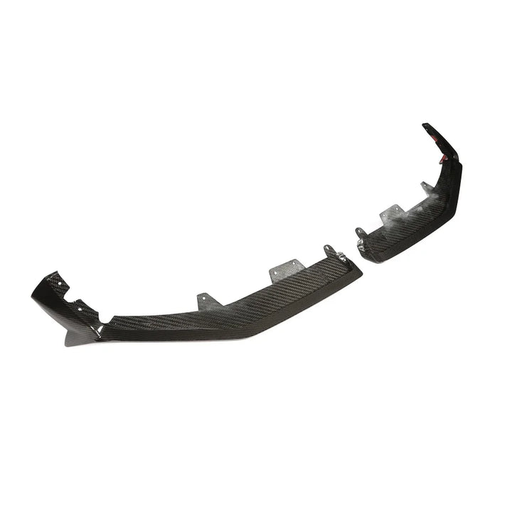 Genuine dry carbon fibre front splitter for BMW X5M F95 LCI rear side