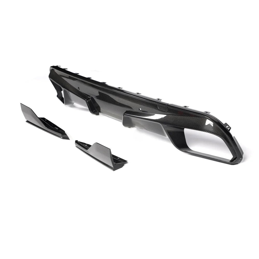BMW X5M F95 Pre-LCI dry carbon fibre rear diffuser with corners