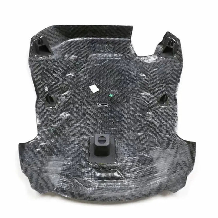 BMW X5M F95 dry carbon fibre engine cover rear side