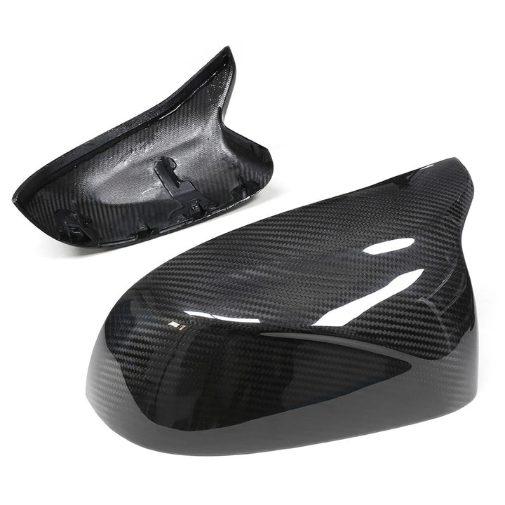 BMW X3M F97 mirror cover installed close-up
