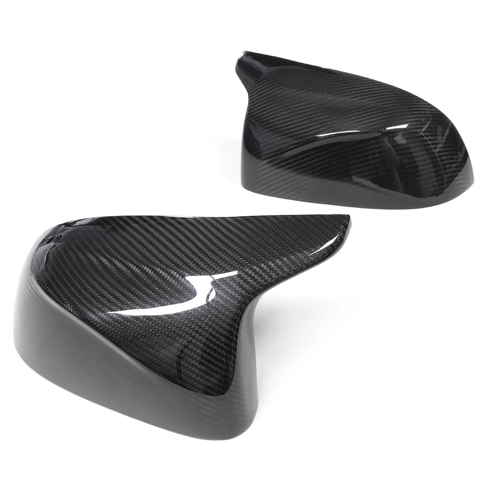 BMW X3M X4M X5M X6M dry carbon fibre wing mirror covers pair