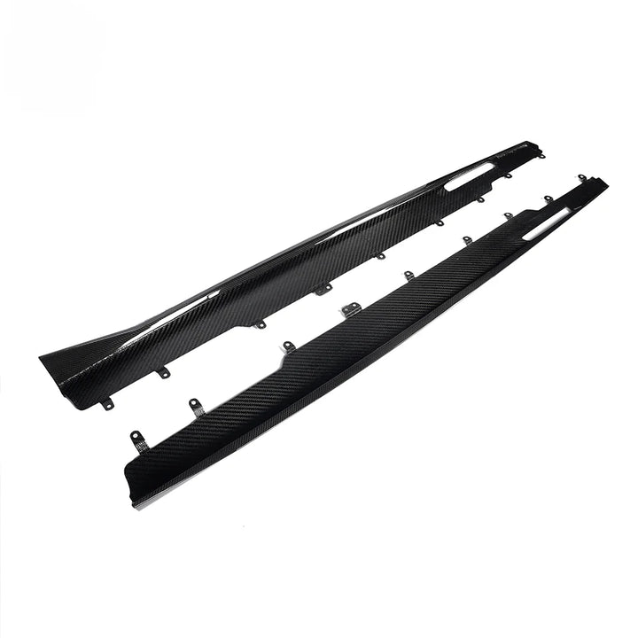BMW X5 X5M X6 X6M G05 G06 dry carbon fibre side skirts pair