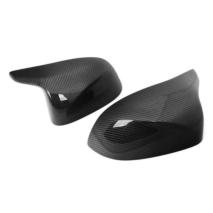 BMW X3M F97 carbon fibre mirror cover close-up