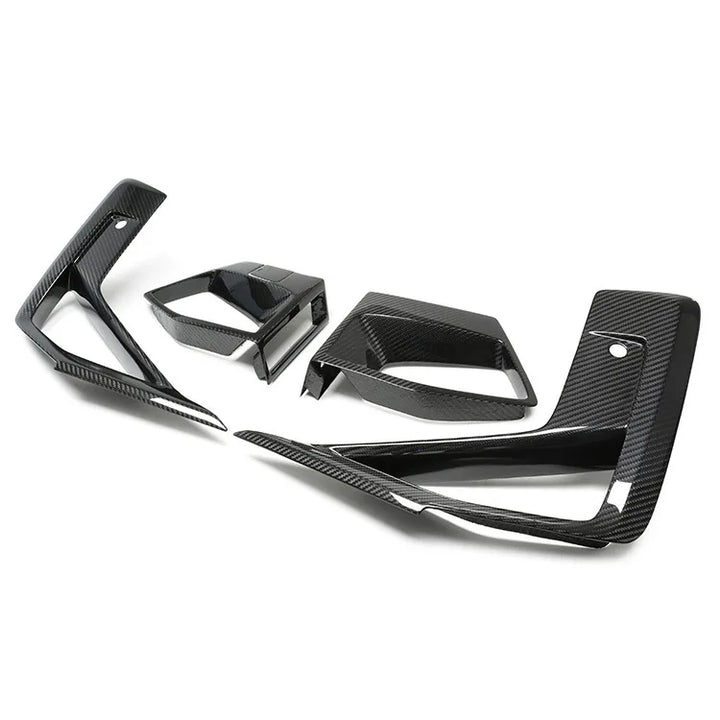 BMW X3M F97 X4M F98 LCI dry carbon fibre front bumper trim