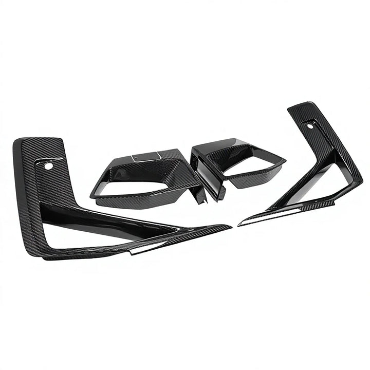 Genuine dry carbon fibre front bumper trim for BMW X3M F97 X4M F98 LCI