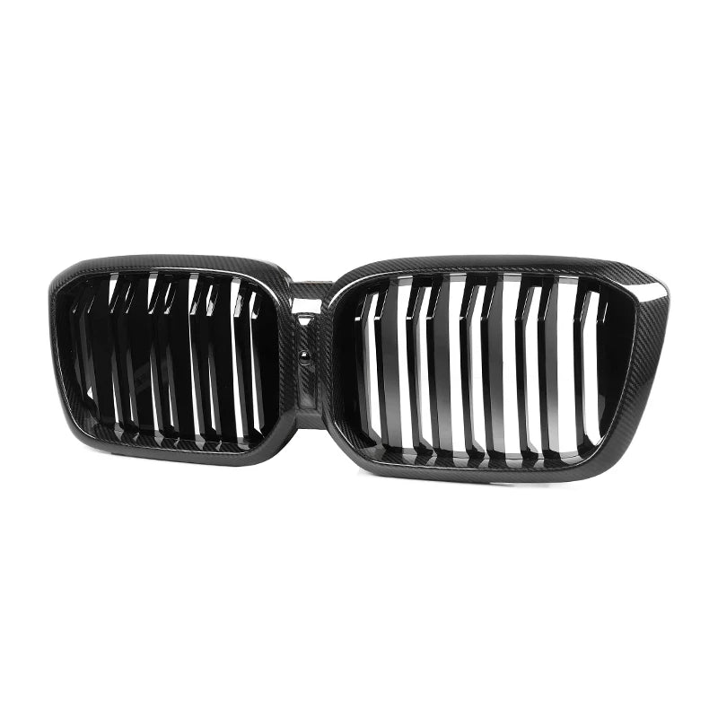BMW X3 X3M X4 X4M LCI dry carbon fibre double slat kidney grille