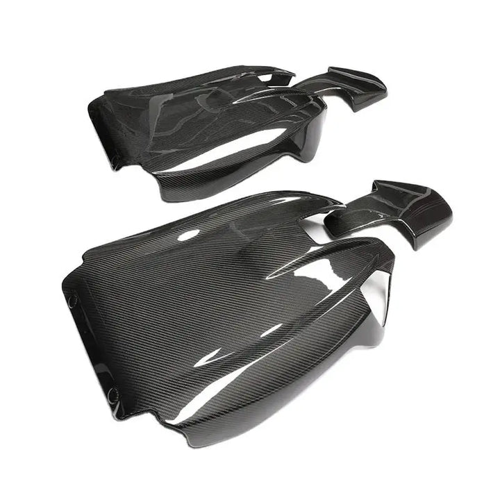 BMW M2 G87 front seats fitted with dry carbon fibre seat backs