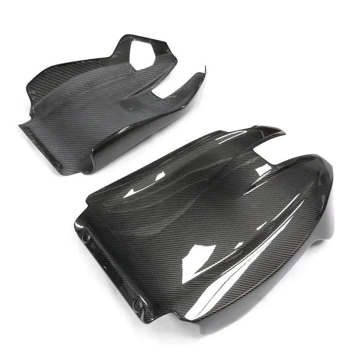 BMW M8 F92 interior carbon fibre seat back close-up