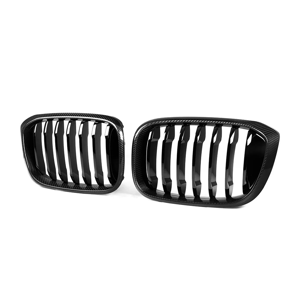 BMW X3 G01 X4 G02 Pre-LCI dry carbon fibre double slat kidney grille