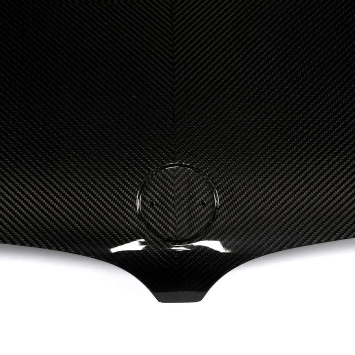 BMW X3 G01 dry carbon fibre bonnet close-up