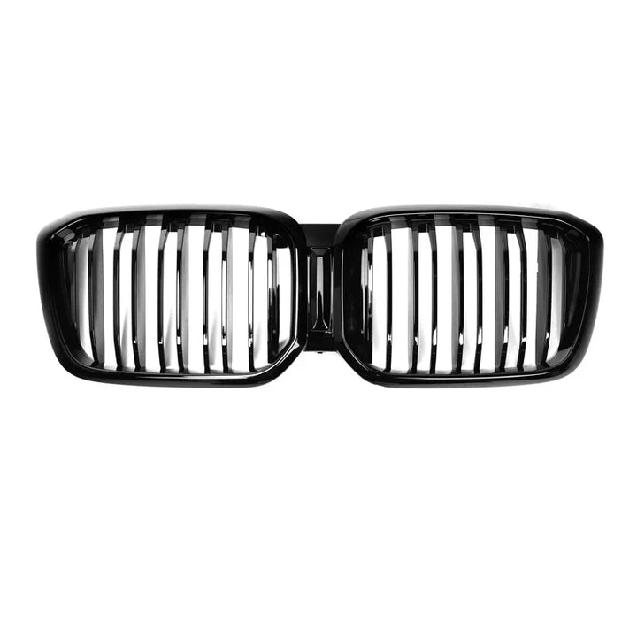 BMW X3M F97 LCI gloss black double slat grille pair