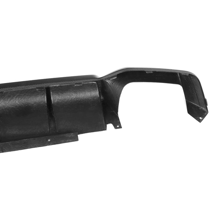 Carbon fibre diffuser for BMW X4M F98 showing weave