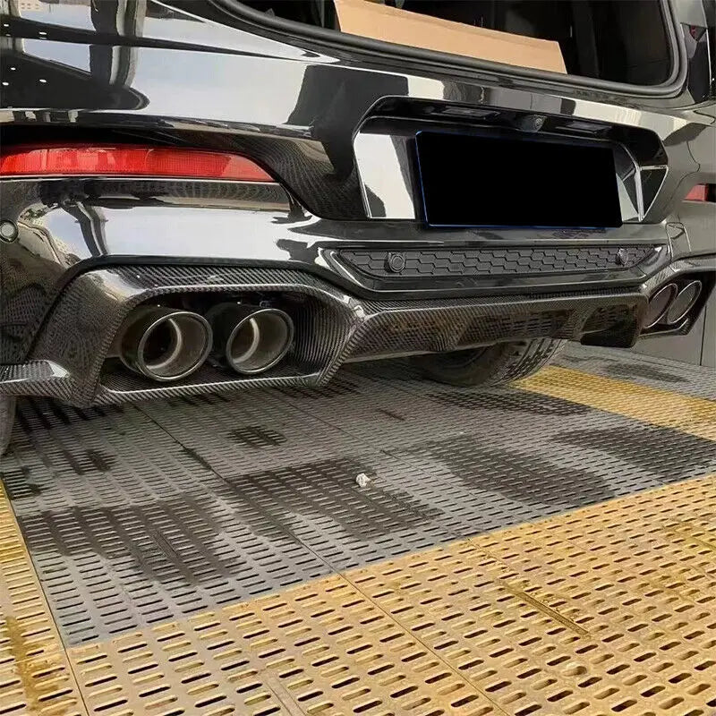 BMW X4 G02 M Sport Pre-LCI diffuser installed