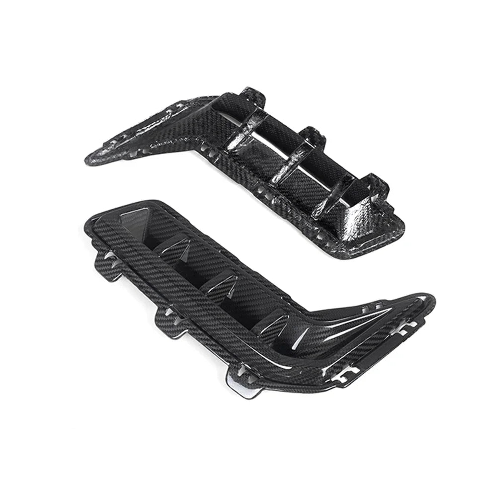 BMW X5 G05 LCI front bumper carbon fibre detail