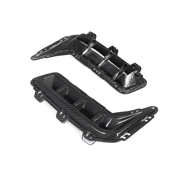 BMW X5 G05 LCI front bumper carbon fibre detail