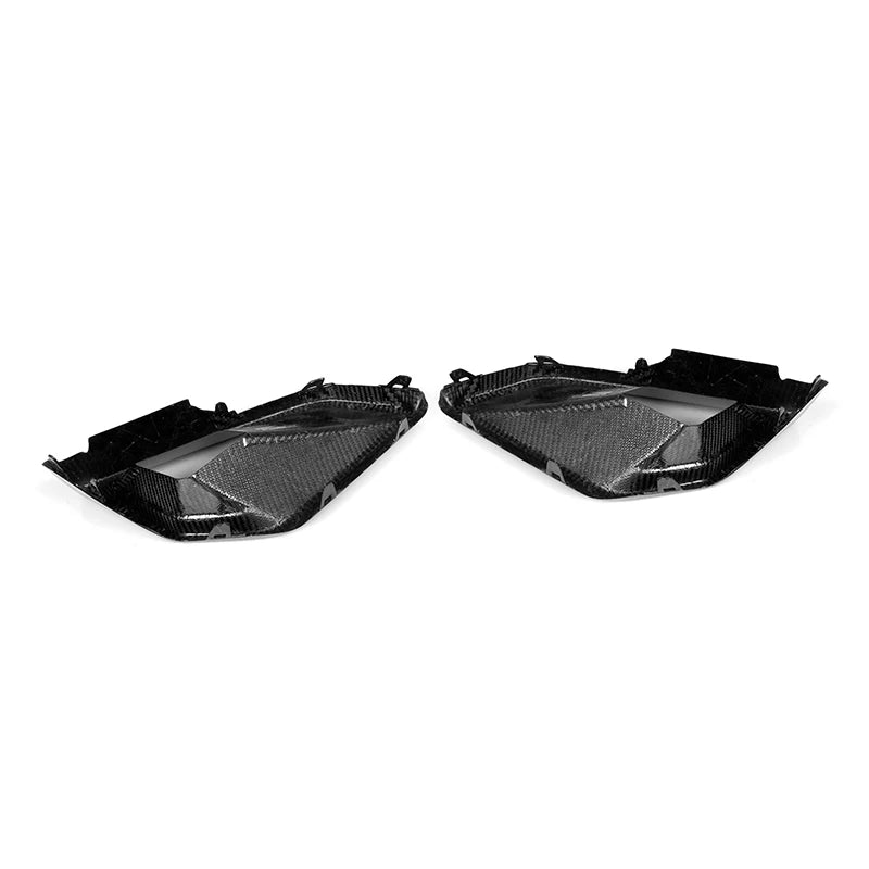 Genuine dry carbon fibre front duct add-on for BMW X5 G05 LCI