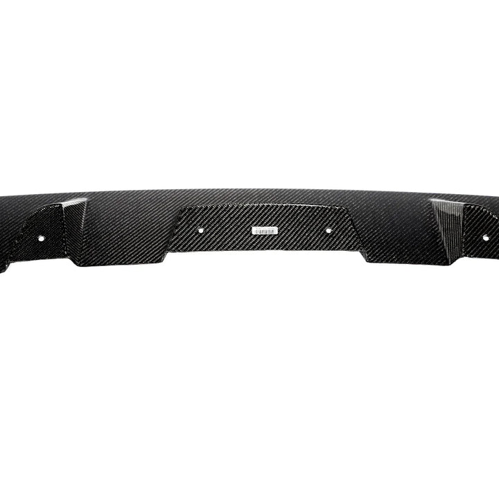 BMW X5 G05 M Sport LCI dry carbon fibre front splitter V2 close up