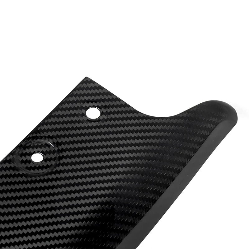 Dry carbon fibre rear bumper corner for BMW X5 G05 showing weave