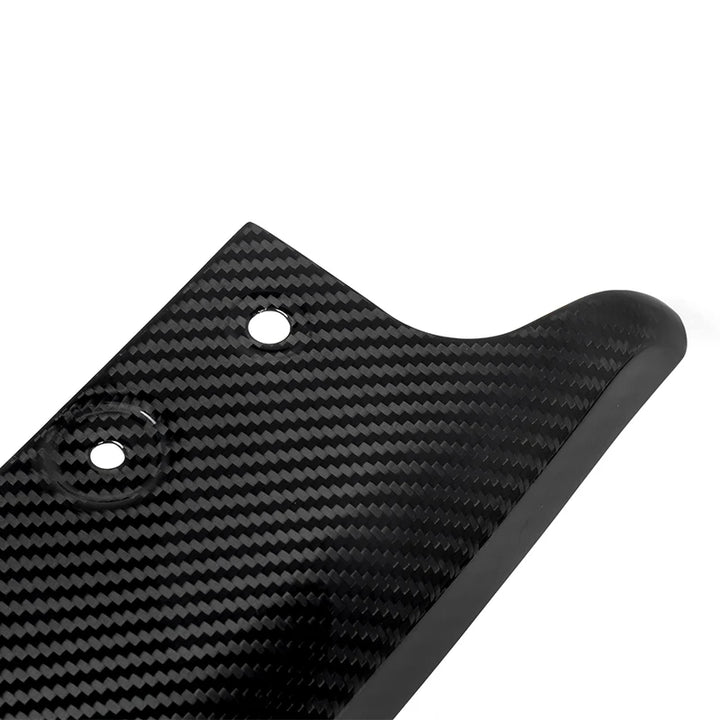 Dry carbon fibre rear bumper corner for BMW X5 G05 showing weave