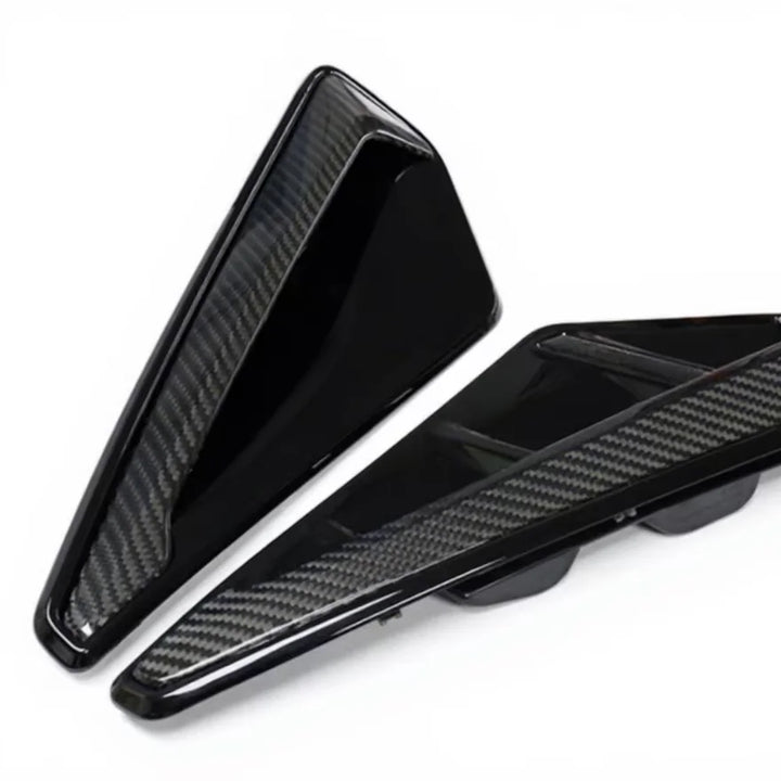 Genuine dry carbon fibre side fender trims for BMW X5 G05 and X5M F95 Pre-LCI