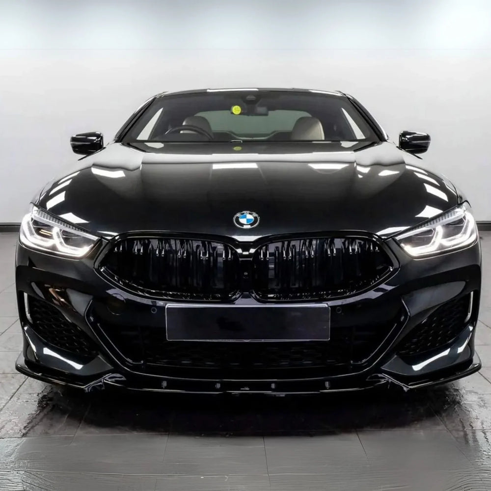 Gloss black kidney grille for BMW 8 Series G15 LCI installed
