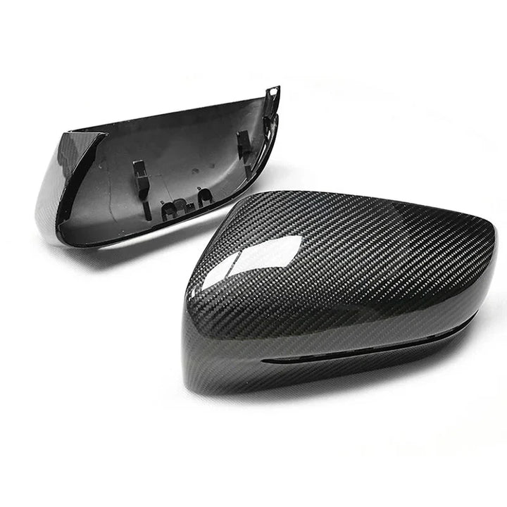 BMW G30 5 Series carbon fibre mirror cover V3 close-up