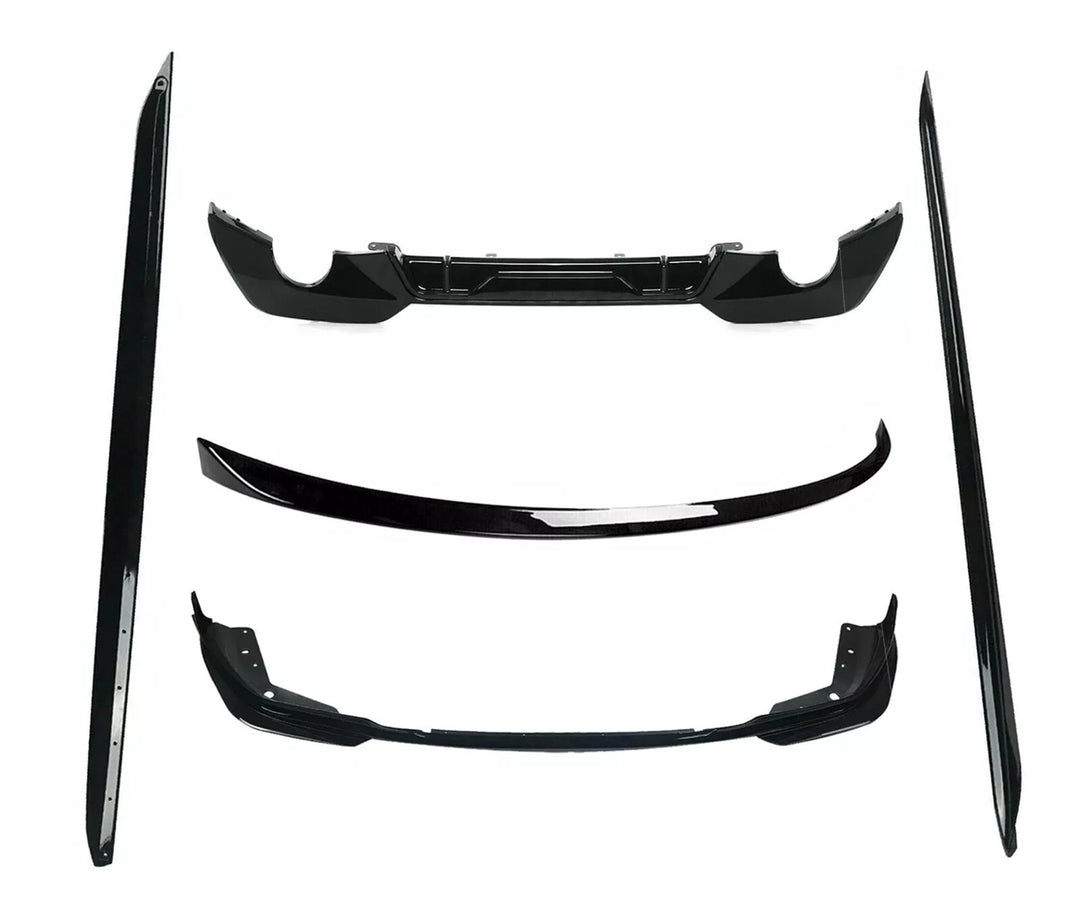 BMW G20 3 Series Pre-LCI gloss black body kit V1 dual exhaust