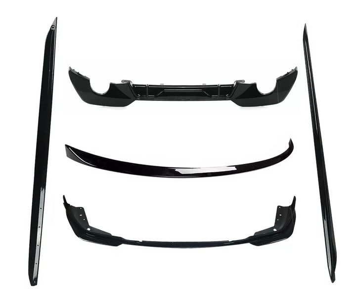 BMW G20 3 Series Pre-LCI gloss black body kit V1 dual exhaust