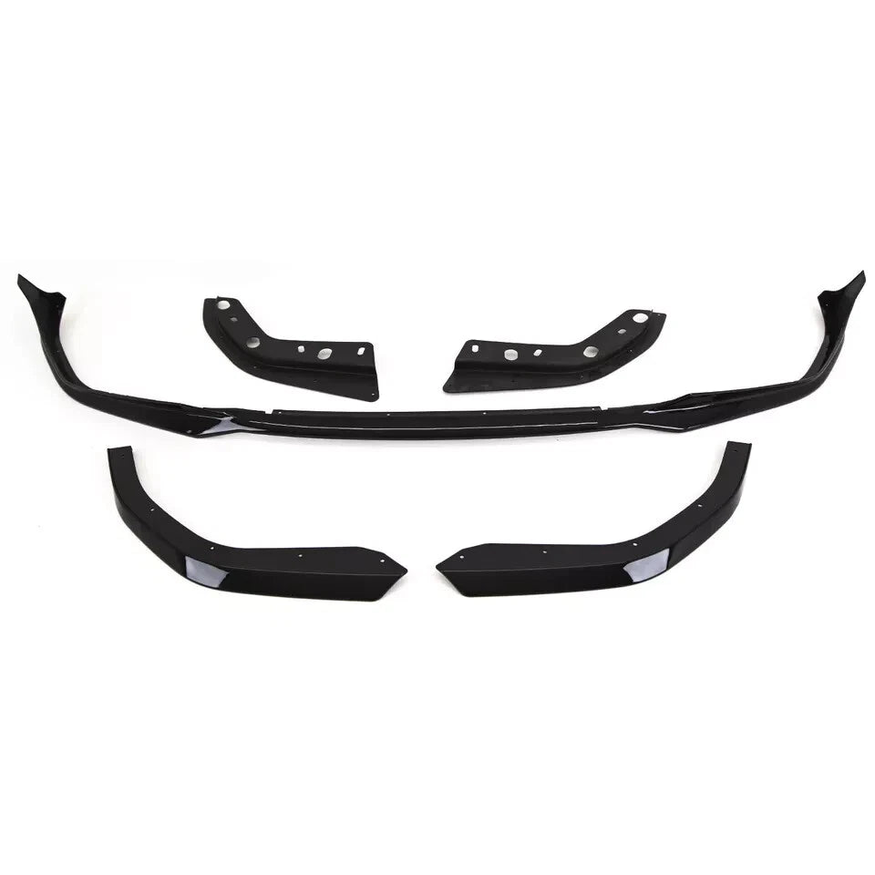 Gloss black body kit V1 for BMW G20 3 Series splitter