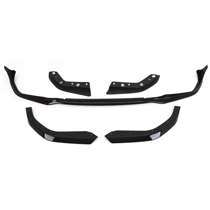 Gloss black body kit V1 for BMW G20 3 Series splitter