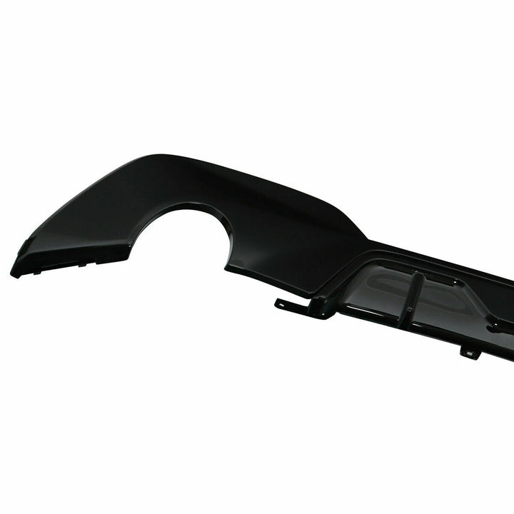 BMW G20 3 Series gloss black diffuser rear view one exit each side