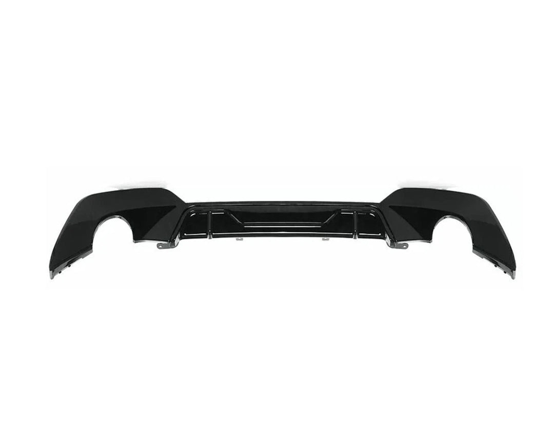 BMW G20 G21 3 Series M Sport gloss black rear diffuser dual exhaust