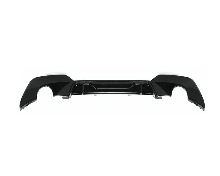 BMW G20 G21 3 Series M Sport gloss black rear diffuser dual exhaust