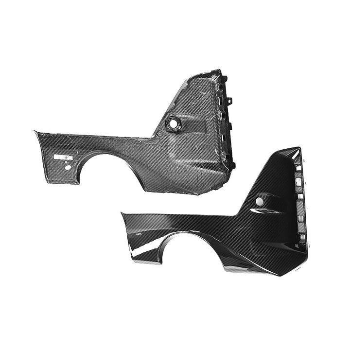 BMW 3 Series G20/G21 LCI M Sport Dry Carbon Fibre Rear Diffuser, Round Tips V1 (2022+)