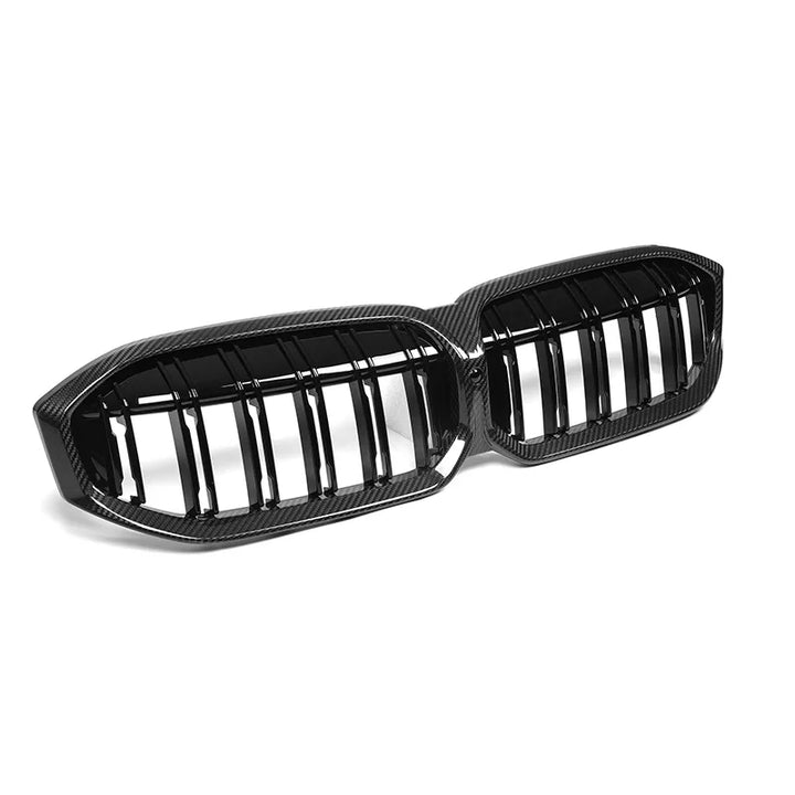 BMW 3 Series G20 G21 LCI dry carbon fibre double slat kidney grille