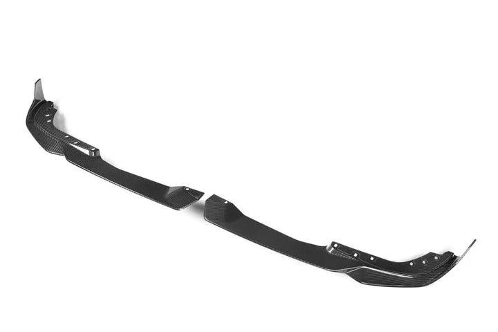 BMW 3 Series G20 G21 LCI dry carbon fibre front splitter V1 wide angle